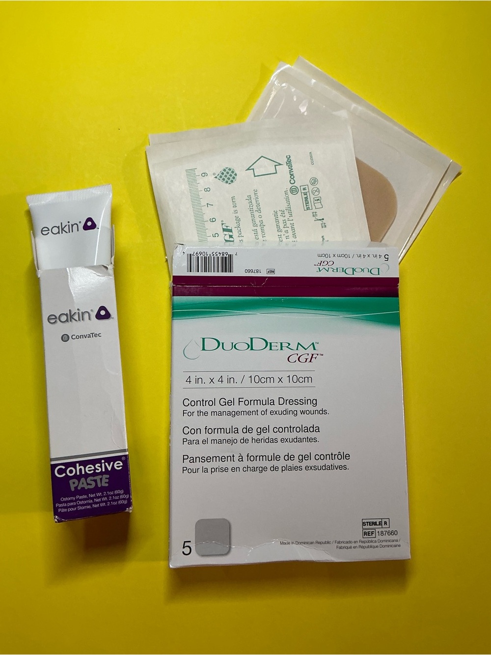 ConvaTec Duo Patch or Large Bandage Control Gel Dressing Kit